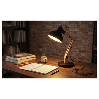 Stolná lampa KATKA čierna 1