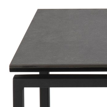 Prístavný stolík KATRINE II čierna, sada 3 ks 3