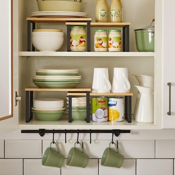 Sada 2 ks organizérov KCS02NB bambus/kov 4