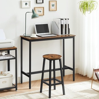 Barová zostava KEMA 5 hnedá/čierna 2