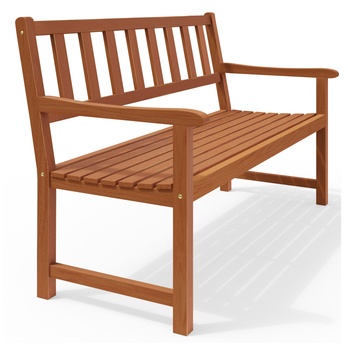 Záhradná lavica KENSIGTON hnedá 1