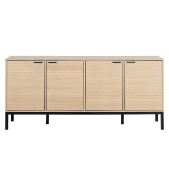 Komoda KENSINGTON 180 dub/matná čierna 2