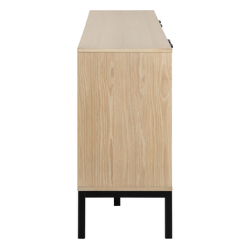 Komoda KENSINGTON 180 dub/matná čierna 3