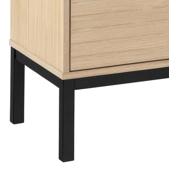 Komoda KENSINGTON 180 dub/matná čierna 6