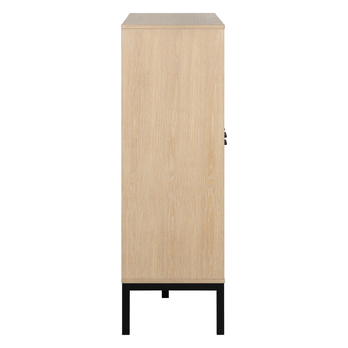 Komoda KENSINGTON 91 dub/matná čierna 3