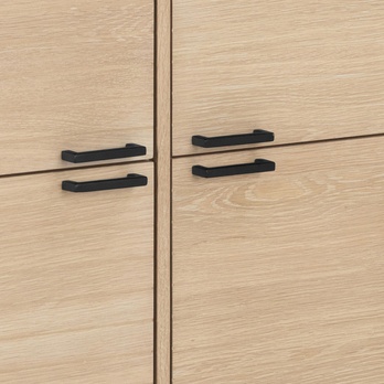 Komoda KENSINGTON 91 dub/matná čierna 5