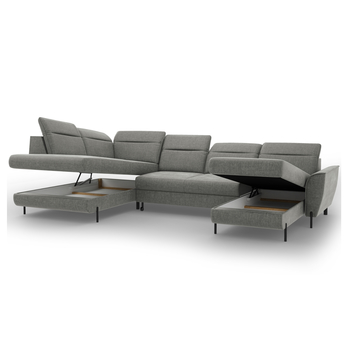 Sedacia súprava KENZO II svetlosivá, pravá 2