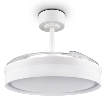 Stropné LED svietidlo s ventilátorom KERAVA biela 2