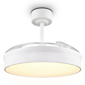 Stropné LED svietidlo s ventilátorom KERAVA biela 3