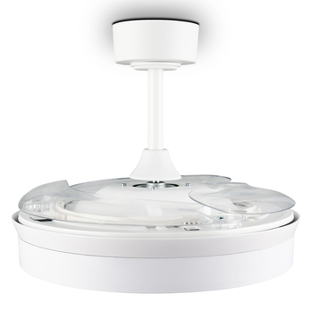 Stropné LED svietidlo s ventilátorom KERAVA biela 4