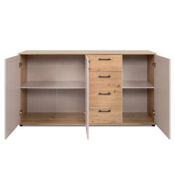 Komoda KERRY 51B dub artisan/béžová 2