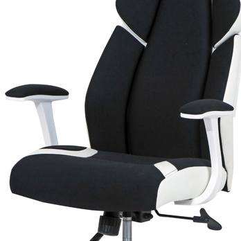 Kancelárske kreslo KESSE čierna/biela 1