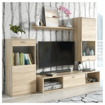 Obývacia stena KETO dub sonoma 1