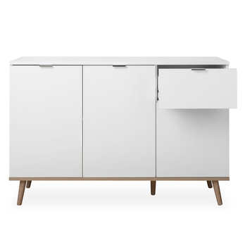 Komoda  KEVEN 56 dub sonoma/biela 3