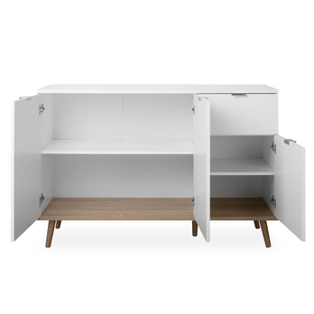 Komoda  KEVEN 56 dub sonoma/biela 2