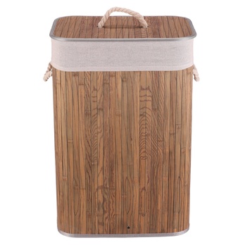 Kôš na bielizeň KHAN bambus, šírka 40 cm 3