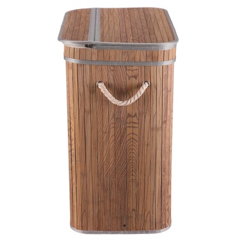 Kôš na bielizeň KHAN bambus, šírka 52 cm 2