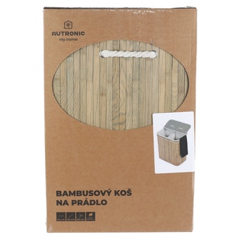 Kôš na bielizeň KHAN bambus, šírka 52 cm 6