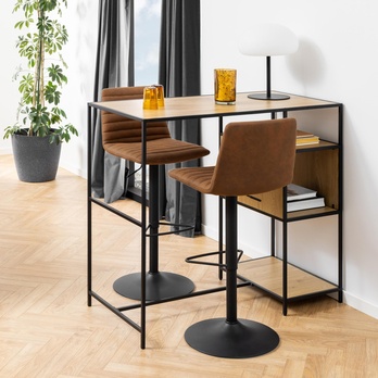 Barová stolička KIMMY hnedá/čierna 10