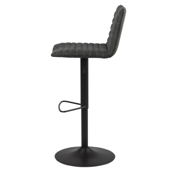 Barová stolička KIMMY sivá/čierna 3