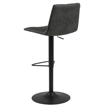 Barová stolička KIMMY sivá/čierna 4