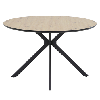 Jedálenský stôl KINDU dub artisan/čierna 1