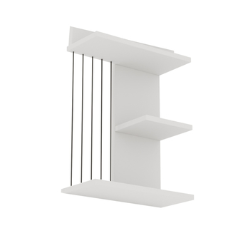 Nástenný regál KINIK biela 2