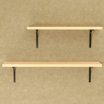 Nástenná polica KIRAL buk, šírka 100 cm 2