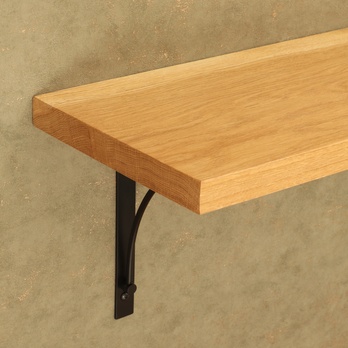 Nástenná polica KIRAL dub, šírka 125 cm 3