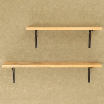 Nástenná polica KIRAL mango, šírka 75 cm 2