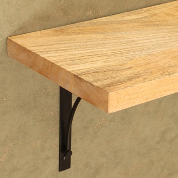 Nástenná polica KIRAL mango, šírka 125 cm 3