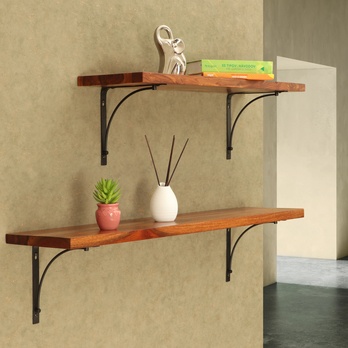 Nástenná polica KIRAL palisander, šírka 50 cm 1