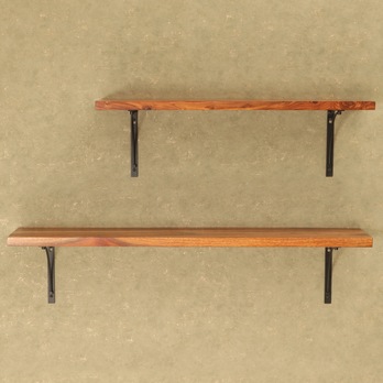 Nástenná polica KIRAL palisander, šírka 125 cm 2