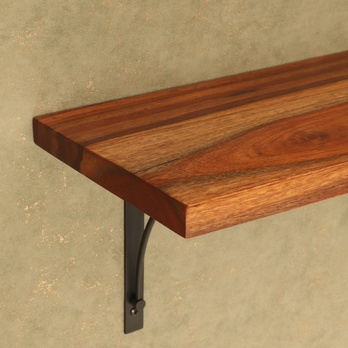 Nástenná polica KIRAL palisander, šírka 125 cm 4