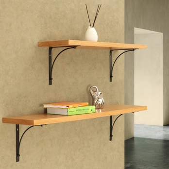 Nástenná polica KIRAL dub, šírka 75 cm 1