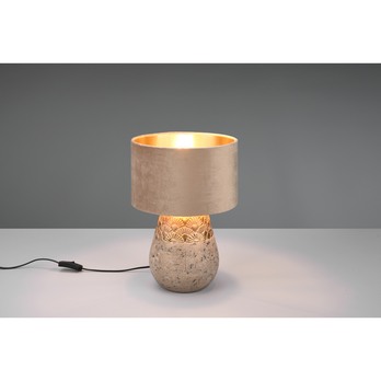 Stolná lampa KIRAN sivá/béžová 1