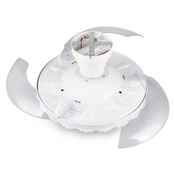 Stropné LED svietidlo s ventilátorom KIRUNA biela 6