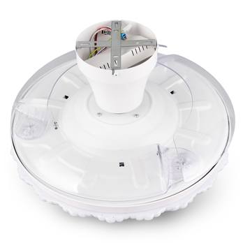 Stropné LED svietidlo s ventilátorom KIRUNA biela 7