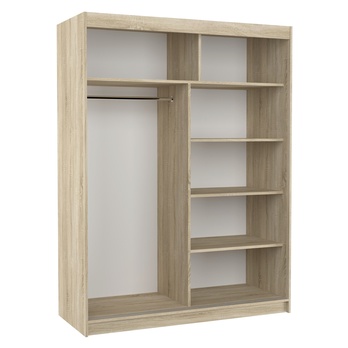 Šatníková skriňa KLOE dub sonoma 2