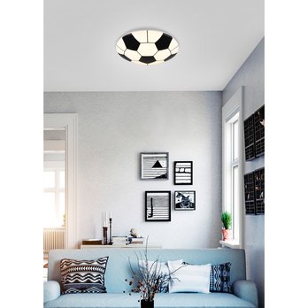 Stropné LED svietidlo KLOPPI čierna/biela 1