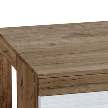 Konferenčný stolík KOLIBRI dub/biela 1