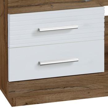 Konferenčný stolík KOLIBRI dub/biela 2