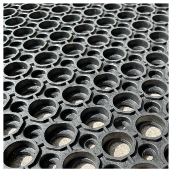 Rohožka KOLIESKA 2 čierna, 100x150 cm 1