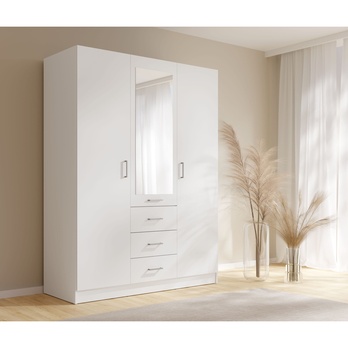 Šatníková skriňa KONSO 19 biela 1