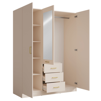 Šatníková skriňa KONSO 19 piesková 2