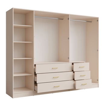 Šatníková skriňa KONSO 21 piesková 3