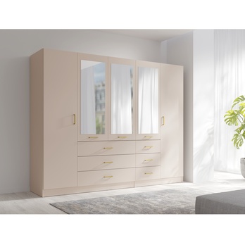 Šatníková skriňa KONSO 21 piesková 1