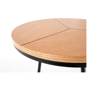 Konferenčný stolík KORADO dub/čierna 2