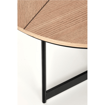 Konferenčný stolík KORADO dub/čierna 2