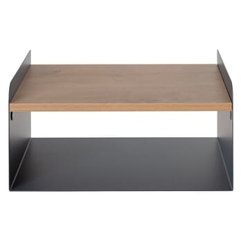 Nástenná polica KORFU dub/antracitová, šírka 40 cm 3